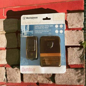 Westinghouse 2 Outlet Outdoor Wireless Remote 80 foot range T28075 NIP